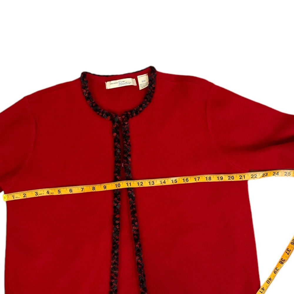 Wool Cardigan with Looped Detail - Picture 6 of 6